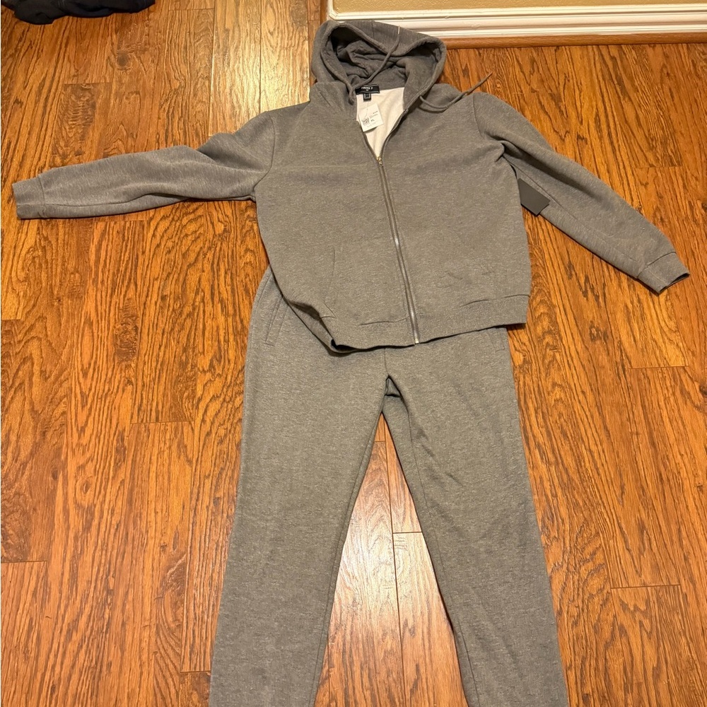 Forever 21 Charcoal Hoodie and Pants SET